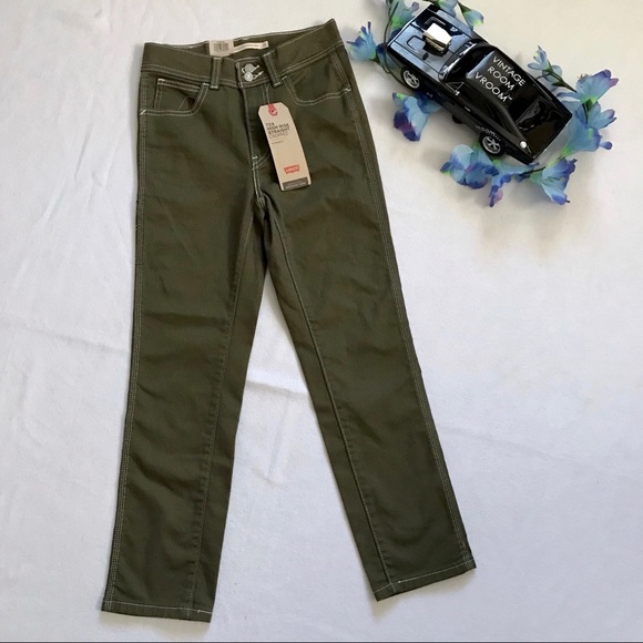 Levi's NWT 724 High Rise Straight Crop Jeans Women 0/25 - Picture 2 of 10